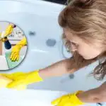 Vitkalkad: Hur man får bort smuts från ditt badkar på